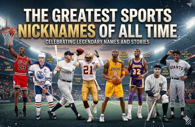 The Greatest Sports Nicknames of All Time | Sports History Group